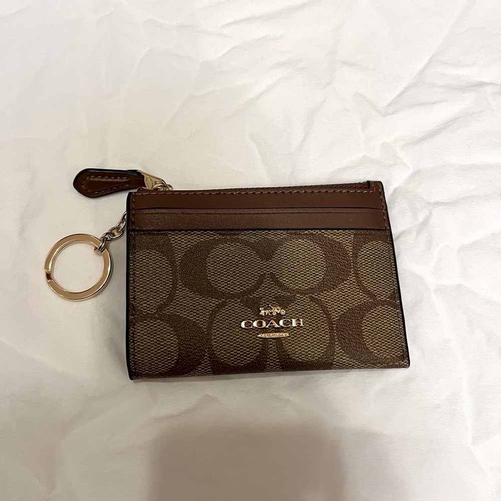 Coach mini skinny card case